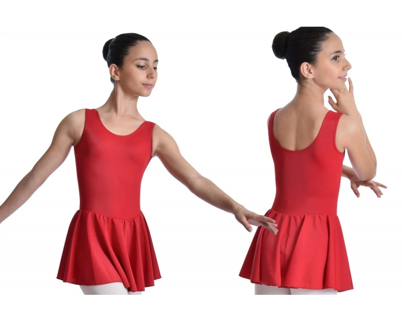 Body Danza Bambina Gonnellino Coprente 2 Body Danza Bambina Gonnellino Coprente - immagine 2