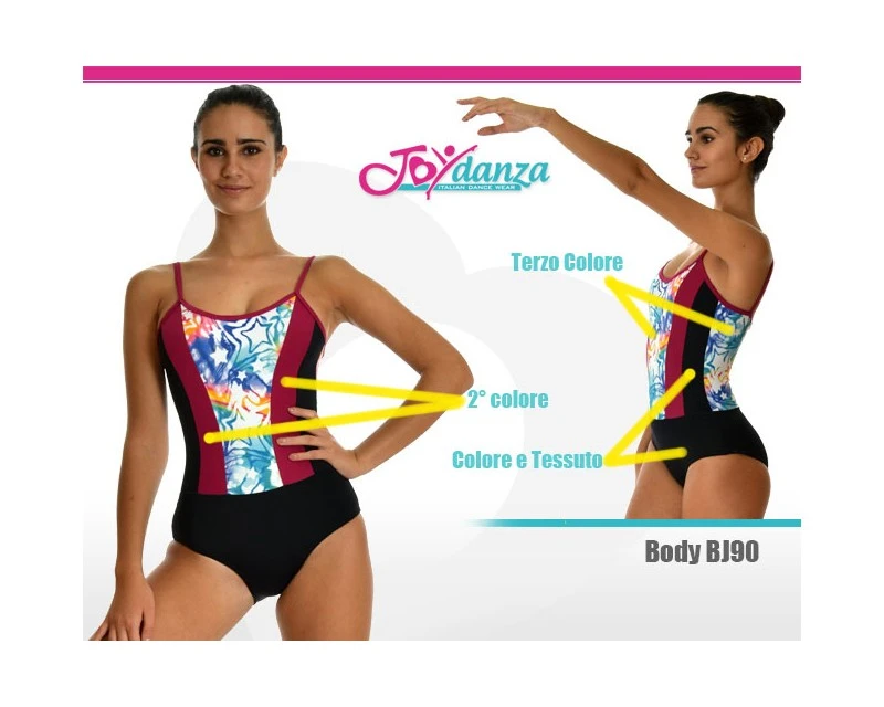 Body Danza Colorato Personalizzabile 3 Body Danza Colorato Personalizzabile - immagine 3