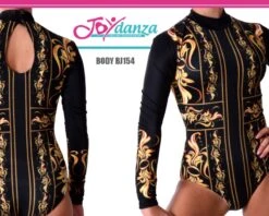 Body Danza Con Disegno Stampato