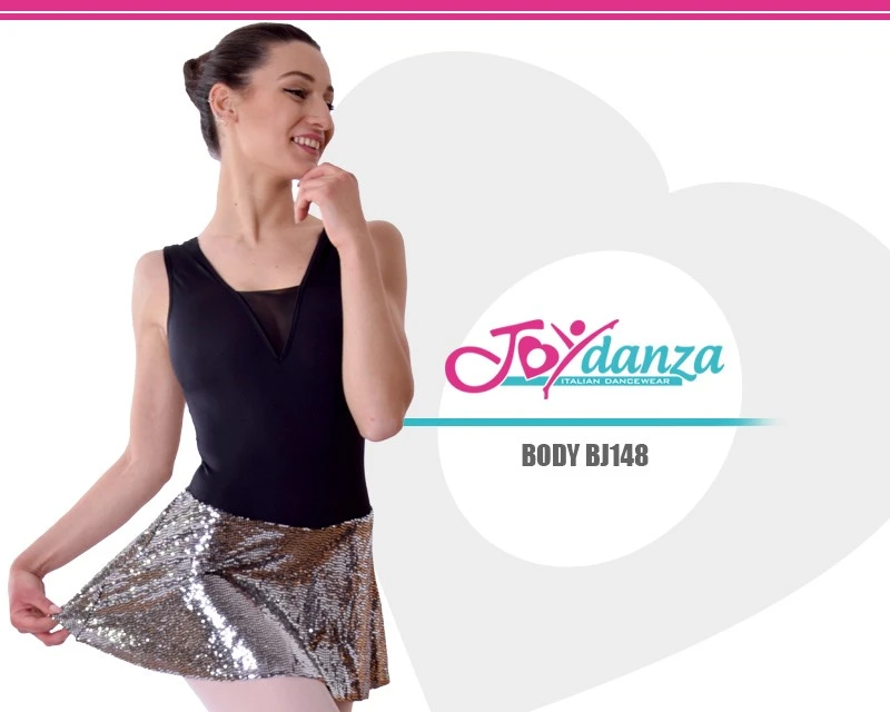 Body Danza Con Gonna In Paillettes 2 Body Danza Con Gonna In Paillettes - immagine 2