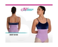 Body Danza Con Inserto In Velluto