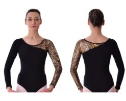 Body Danza Con Manica Glitter -Joydanza body manica glitter 2