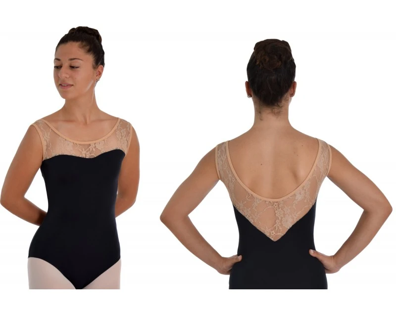 Body Danza Con Merletto Nudo 2 Body Danza Con Merletto Nudo - immagine 2