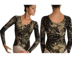 Body Danza Floccato -Joydanza body pizzo 2