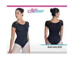 Body Danza Pizzo Manica Corta