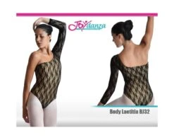 Body Danza Monospalla In Pizzo
