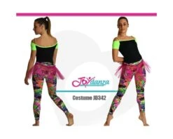 Completo Top E Leggings Fantasia
